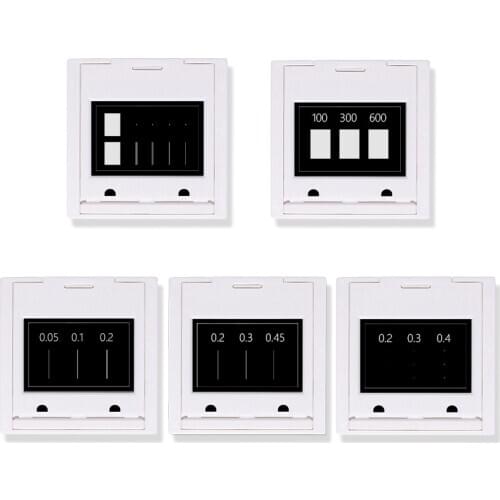 Diffraction grating single double Slit grating Teaching demonstration Teaching props dot grates optics Spectroscopic 50x50mm