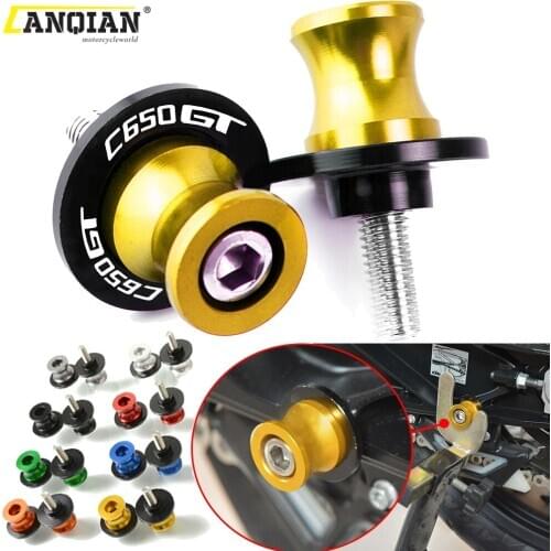 For BMW C650GT C650 C 650 GT 2011-2017 2016 2015 2014 2013 2012 8MM 10MM Motorcycle Part CNC Swingarm Spools Slider Stand Screws