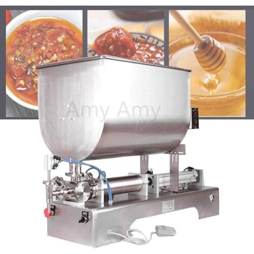 Electric single nozzle quantitative filling machine paste liquid dual-purpose filling machine for beverage filling machine