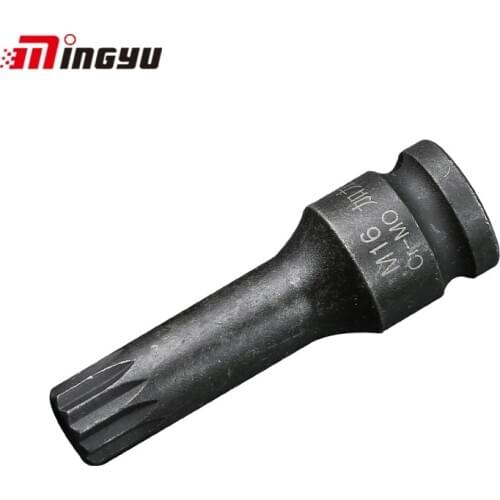 1pc 1/2 Inch Drive Impacta Spline 12-points Socket Bit Wrench Head M5 M8 M10 M12 M16 M18 Pneumatic Electric Wrench Socket