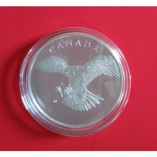 Canadian Bald Eagle 35mm Commemorative Silver Plated Coin Souvenir Challenge Collectible Coins Collection Art Craft
