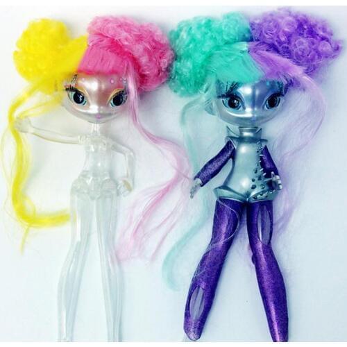 NEW Figur Doll Alien Princess Stars doll transparent body Multiple joints body element set Christmas birthday gift toys