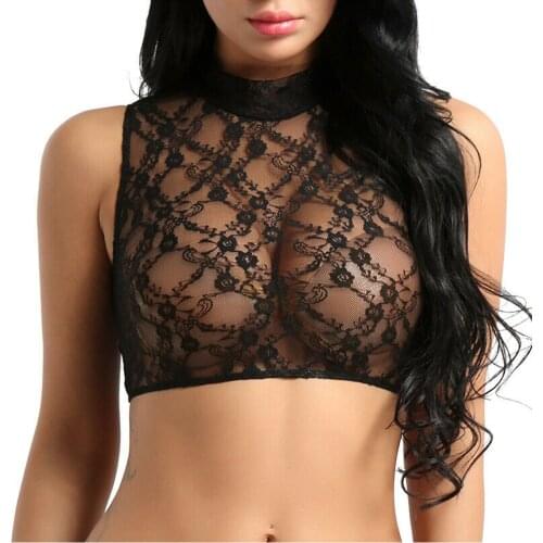 Lenceria Sensual Mujer Plus Size Womens Underwear Transparent Lace Bra Sexy Lingerie Crop Tops Erotic Lingerie Hot Sexy Costume