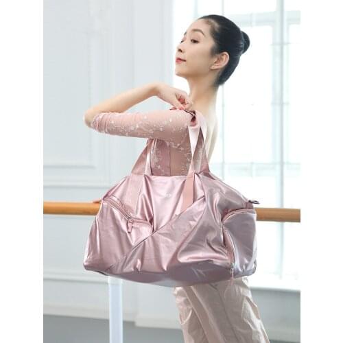 New Ballet Dance Bag Adult Womens Shoulder Bag Large Capacity Backpack Fashion Style Single Shoulder Bag PINK Travel Bag