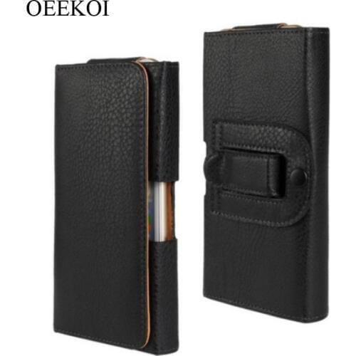 OEEKOI Belt Clip PU Leather Waist Holder Flip Cover Pouch Case for Vertex Impress City/Ligntning/Star/Alfa/U Too/Envy/Drive/M