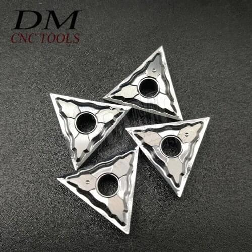 TNMG160402/04/08-HA H01 turning Blade for Aluminum Triangle lathe cutter External Turning Tool CNC tool carbide inserts