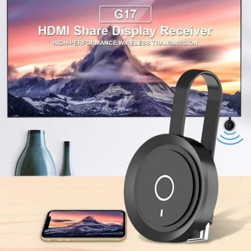 G17 TV Stick MiraScreen WIFI Portable Display Receiver 1080P HDMI Miracast Dongle For IOS IPhone IPad/Mac/Android Smartphones