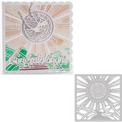 Bright Sunny Scene Metal Cutting Dies Stencils Sunshine Avenue Die Cut For Card Making DIY New2019 Crafts Cards