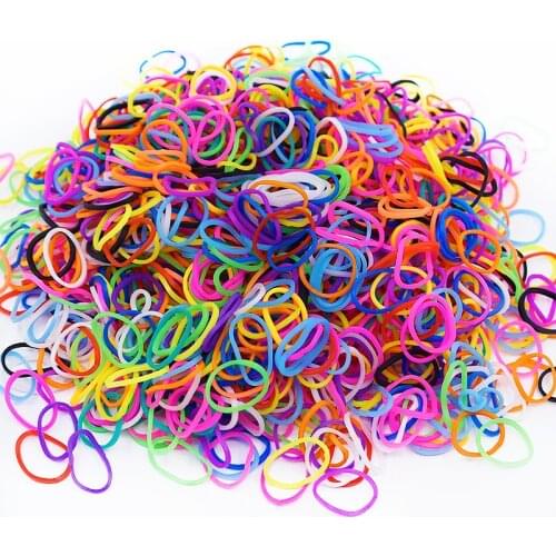 Refill Packing ! Pearl-colored Metallic Rubber Band Loom Bands Weave Bracelet DIY Arts & Crafts, Toys Accessories
