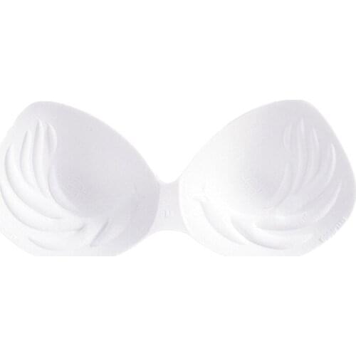 Women Latex Breast Pad Bra Cup Inserts Underwear Anti-Mite Sponge Bikini Padding