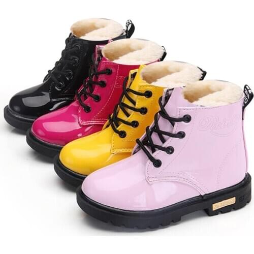 Winter Children Shoes Waterproof Martin Boots Kids Snow Rome Boots For Girls Boys School Warm SnowBoots Fashion Sneakers New