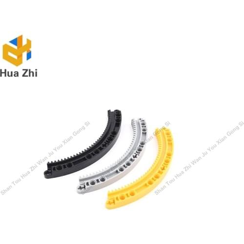 Building Blocks Parts 24121 2PCS Technic Gear Rack 1/4 Circle 11 x 11 LEGOING MOCS Education