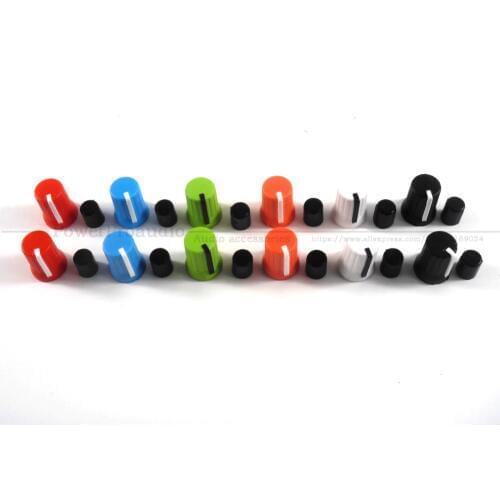 12PCS /LOT Colorful Rotary Knob NI For Traktor Kontrol Z1 Z2 S2 S4 S5 S8 DJ Controller Mixer