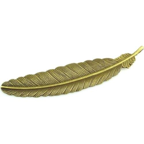2pcs 106*21.5mm Antique Bronze Big Leaf Charm Pendant for DIY Necklace Jewelry Making Handmade Craft 16144
