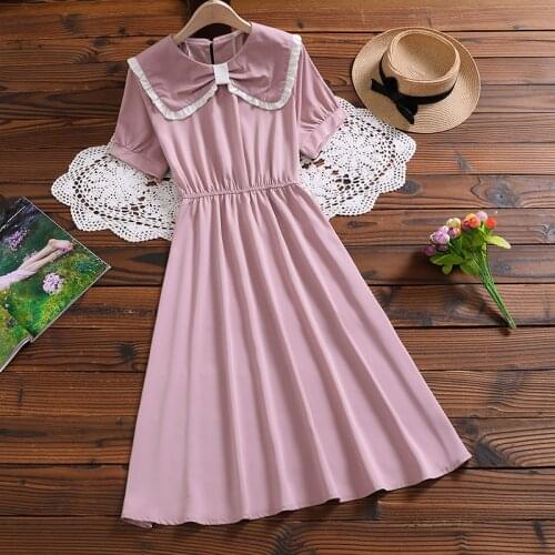 2020 summer fashion short sleeve cute dress new arrival mori girl sweet dress