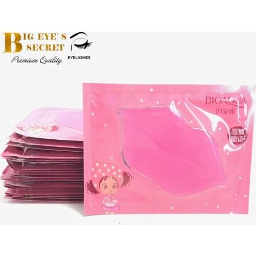 Lip Pads Crystal 30pcs mask Anti Ageing Collagen Essence Wrinkle Patch Pad Gel Lips Care Dilute the Lip Moisture Color free ship