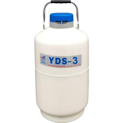 3L YDS-3 Nitrogen Container Dewar Liquid Nitrogen Tank Nitrogenio Cryogenic Storage Tank With Straps