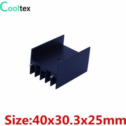 5pcs/lot 40x30.3x25mm TO220 TO-220 IC MOS heatsink heat sink radiator for L298N LM7805 Diode Dynatron integrated circuit cooling