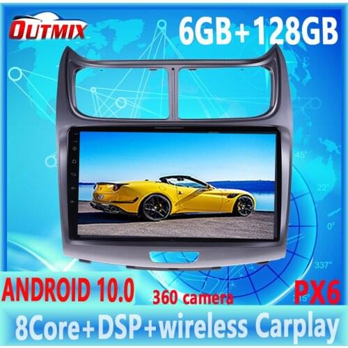 For Chevroler trax / tracker 2013-2018 Car Radio Multimedia Video Player Navigation No 2din 2 din dvd 6 RAM+128G ROM built-inDSP