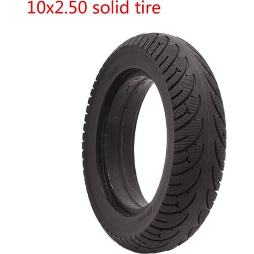 Free Shipping 10x2.50 Tubeless Wheel Tyres Solid Tyre Inflation Electric Scooter Tires for 8/10 Inch Electric Scooter Accessory