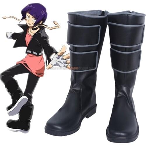 Kyoka Jiro Cosplay Boots My Hero Academia Cosplay Black Shoes Boku no Hero Cosplay Shoes Custom Made