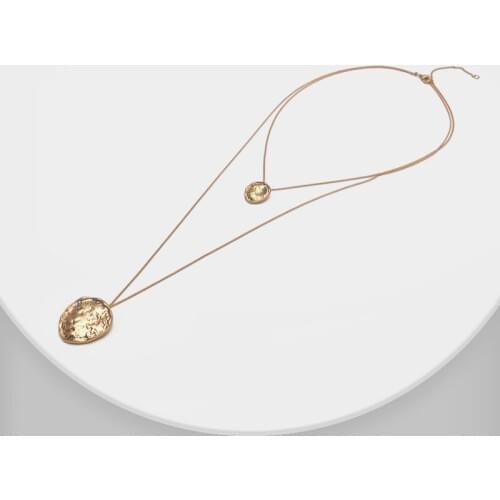 Amorita boutique Double necklace Baroque pendant