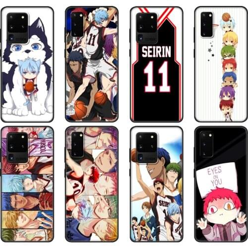 Black tpu Case For Samsung galaxy S20 /S20 PLUS/S20 ultra/S20+ /S20FE back cover Kuroko no Basket kawaii Tetsuya kawaii anime