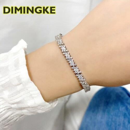 DIMINGKE Bracelets With Diamonds