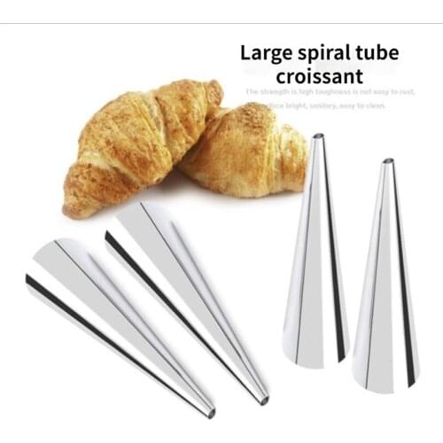 DIY Baking Mould 12pcs / Set Stainless Steel Cannoli Form Horn Molds Cannoli Tubes Pastry Cream Horn Molds Baking Accessories