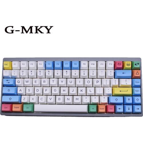 G-MKY Dye-Subtion Keycaps SA Chalk Colorway Keycap SA PBT SA Profile For Mechanical Gaming Keyboard