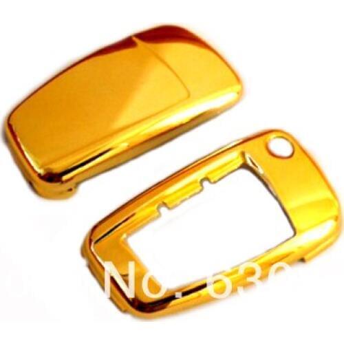 Gold Plated Chrome Remote Key Protection Case for Audi