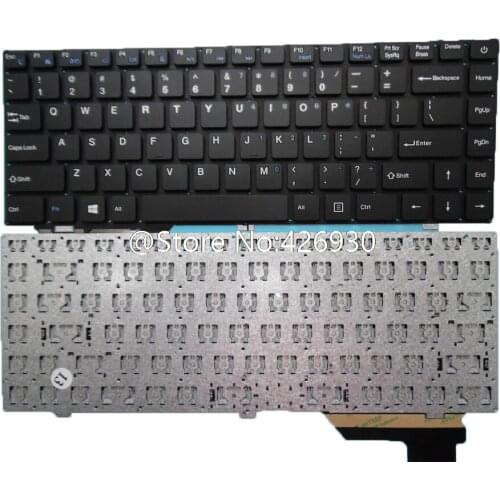 Laptop Keyboard For INNOVATOR M1589 English US Russian RU Black Without Frame New
