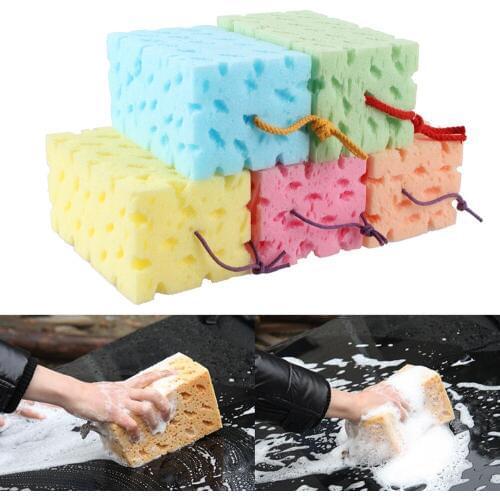 Auto Glass Care Washing Sponge Car Accessories Cleaning Tool 5Pcs Washing Block Cleaner Sponges