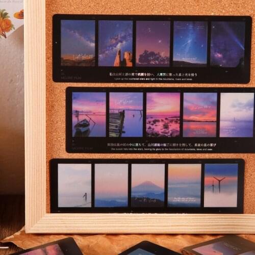 25PC/Set Ins Style Scenery Floral PET Sticker Scrapbooking DIY Journal Diary Album Decoration Material Sticky Paper