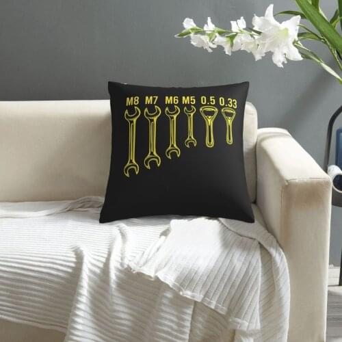 Screwdriver Wrench Workshop Car Mechanic Gift pillowcase printed cushion cover sofa waist pillow pillow cover