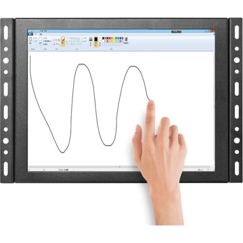Small Size 8 Inch 4:3 1024x768 HDMI Touch Monitor TFT LCD HD Color Industrial Grade Touch Screen Monitor