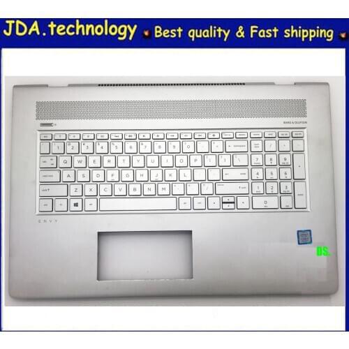MEIRROW 95%new upper cover for HP ENVY17 17-AE 17M-AE palmrest upper cover US keyboard 6070B1167201 925477-001