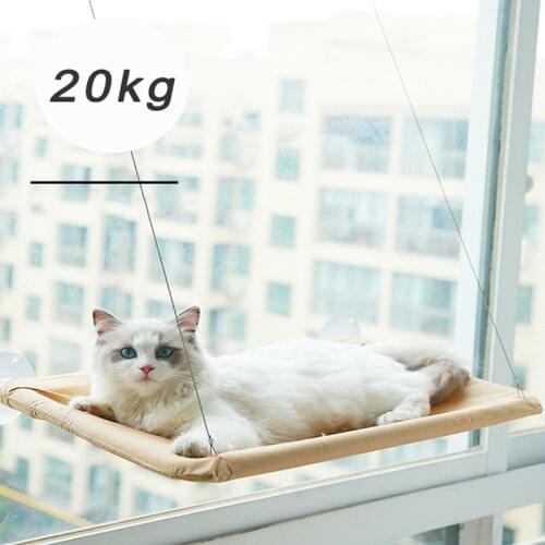 Pet Cat Window Hammock Bed Bearing 20kg Sunny House For Cats Bed Lounger Suction Hammocks Shelf Comfortable Bed Pets Supplies