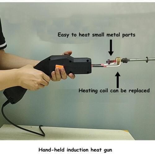 Hand-held Induction Heating Gun Low-power Portable High-frequency Induction Heater