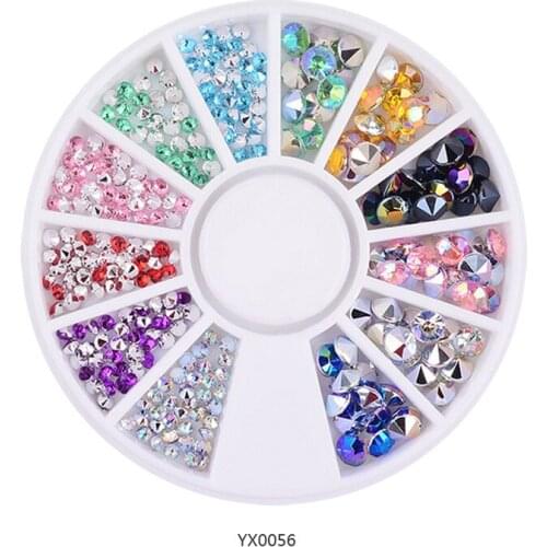 1 Box Nail Rhinestones for Nail Decoration Designer Nail Art Accessories Nail Art Decorations Tools Nail Jewelry Nail Diamonds