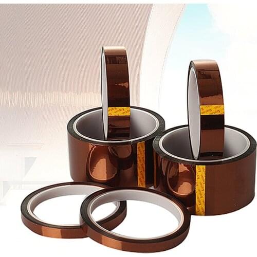 33m Polyimide Thermal Insulation Tape Brown High Temperature Circuit Board Battery Wrapping Gold Finger Tape Decorative Films