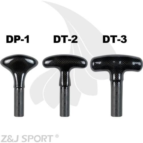 ZJ SPORT Lightweight Carbon Fiber Prepreg Grip Handle For SUP Board SUP Paddle OD29MM