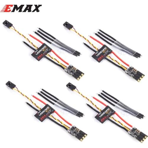 4pcs/lot EMAX BLHeli lightning 20A 30A RC ESC Micro Mini Electronic Speed Controller for Racing Drone RC Multicopter