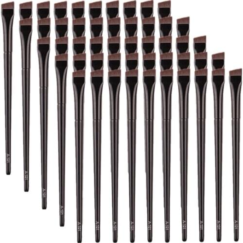 5/10/20/50 Pcs Brow Contour Makeup Brushes Eyebrow Eyeliner Brush Professional Super Thin Angled Liner Eye Brush Make Up Tools
