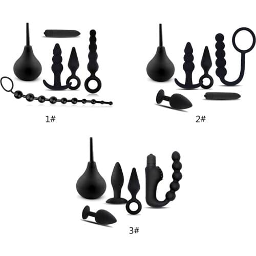 5Pcs Silicone Tools Sexual Excitement Toys Set for Men Women Couples