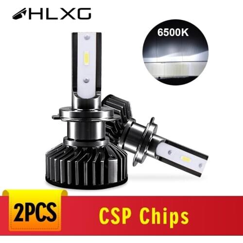 No Dark Spot Super Led H7 LED H11 HB3 9005 HB4 9006 CSP ChipCar LED Headlight Bulbs 12000LM 6500K Mini Auto Fog Headlamp 12V 24V