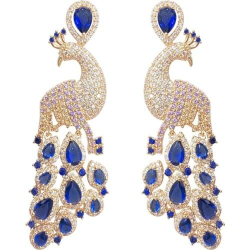 Brands Jewelry For Lady New Fashion Wedding Bridal Flower Earrings Silver Needle Micro Pave Cubic Zirconia Dangler Earrings