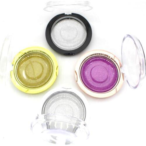 45pcs Round 1-Pair Eyelash Case ,eyelash packaging box for Strip False Eyelashes Cute Cases for Girl Lash Makeup Tool
