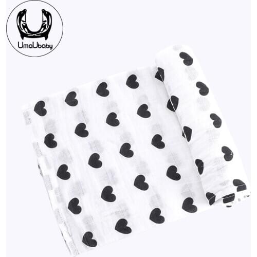 UmaUbaby Muslin Baby Blankets Swaddles Newborn Photography Accessories Soft Swaddle Wrap Organic Cotton Baby Bedding Bath Towel