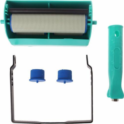 Double Color Wall Decoration Paint Painting Machine For 7 Inch Roller Brush Green Tool New 2018